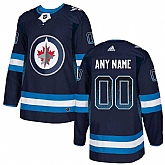 Customized Men's Winnipeg Jets Navy Drift Fashion Adidas Jersey,baseball caps,new era cap wholesale,wholesale hats